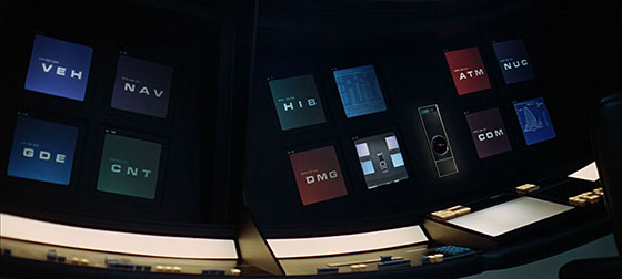 2001: A Space Odyssey (Eurostile Bold Extended, although it could be Microgramma)