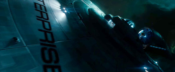Star Trek: Into Darkness (Eurostile SemiBold Extended, maybe? It's hard to tell from this angle)
